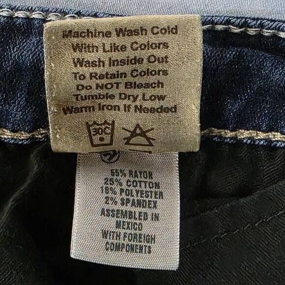 Big Star Maddie Skinny Jeans Women’s 32R Dark Wash - Picture 9 of 10